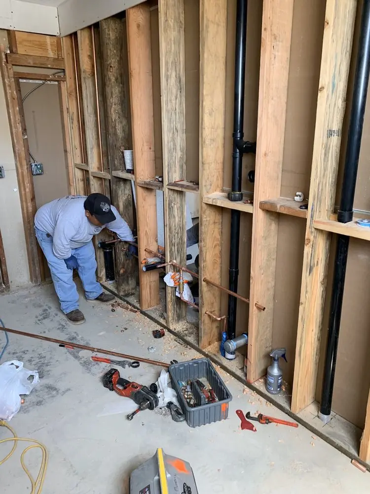 Commercial rough-in plumbing for Water Heater Replacement in Pitcher Hill